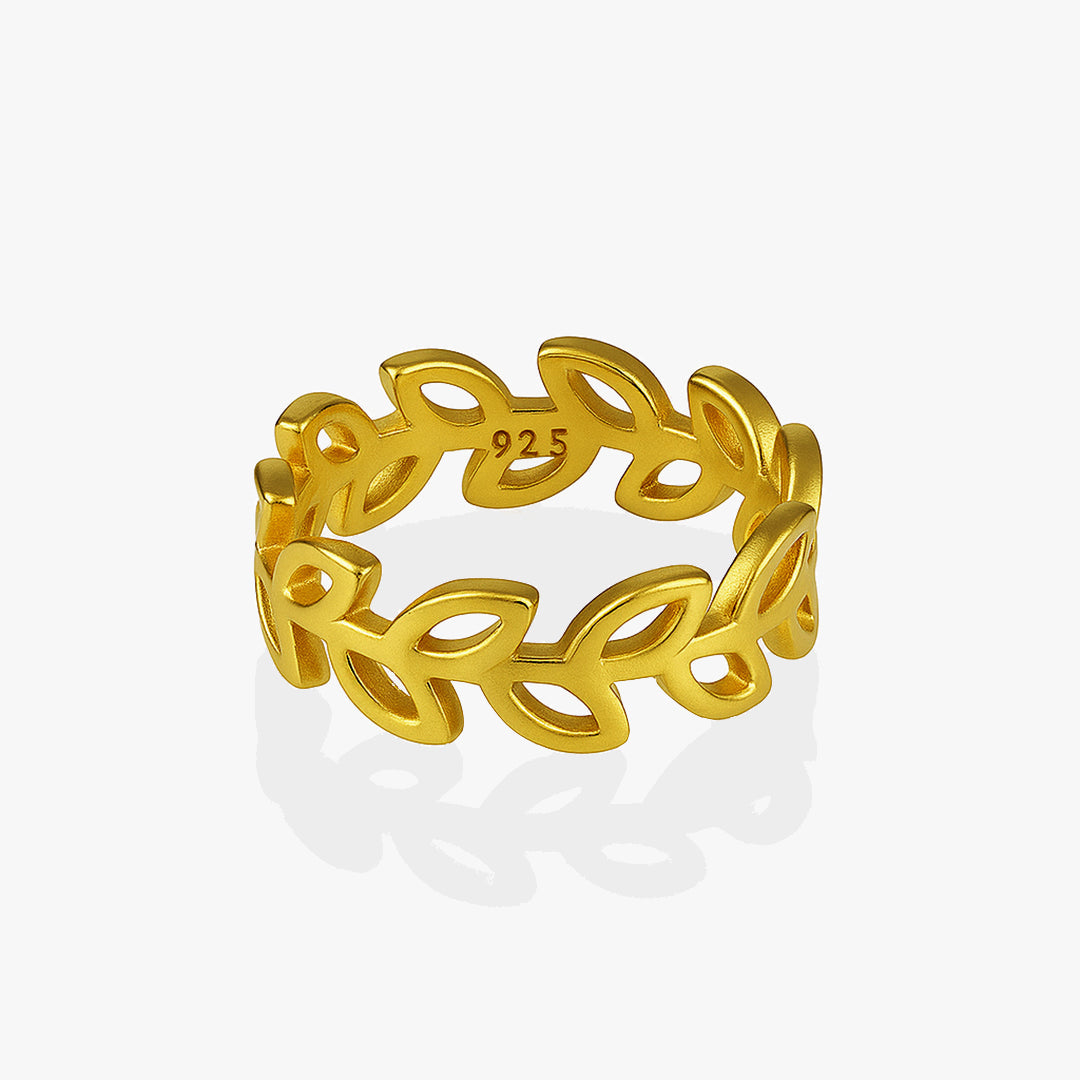 Leaf Band Ring