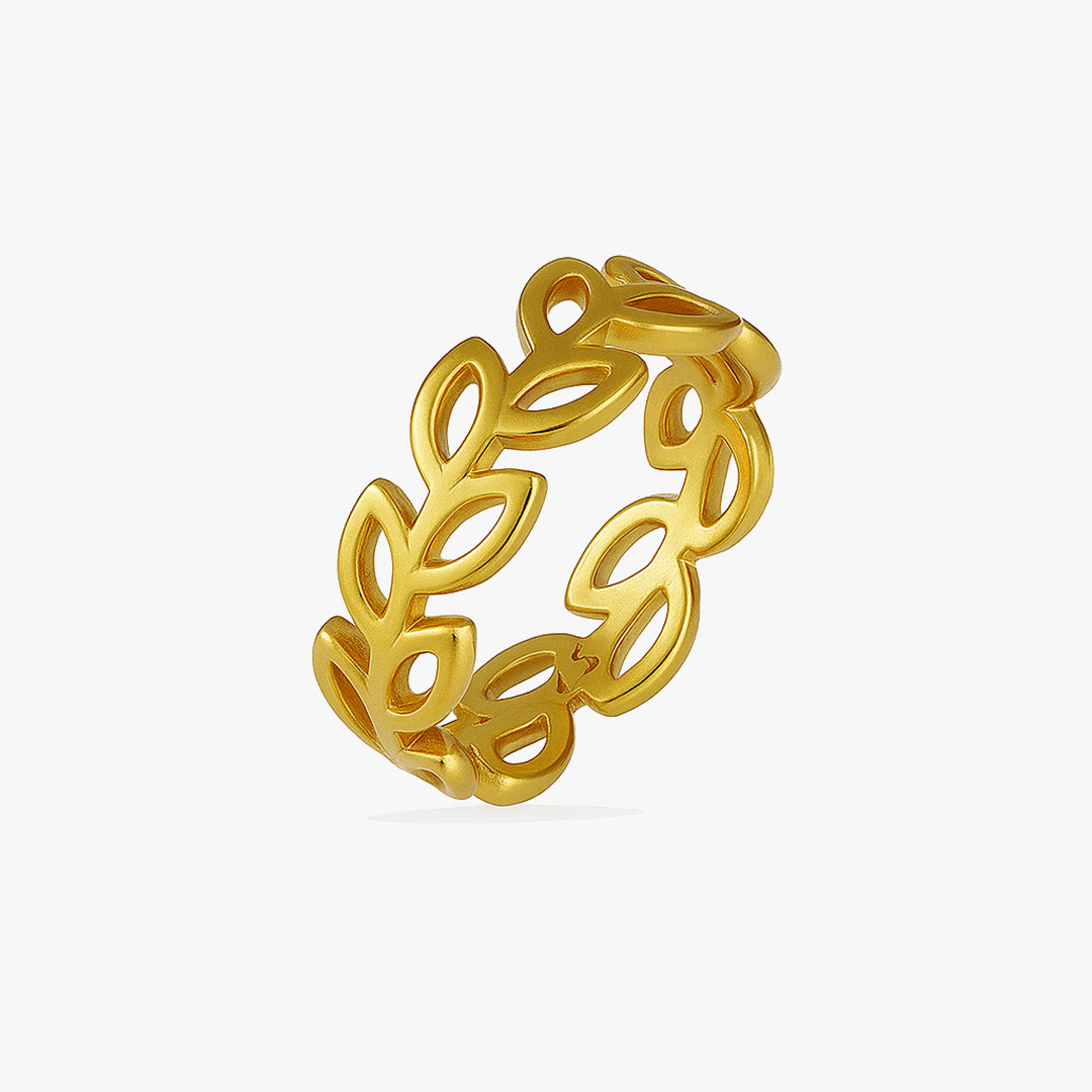 Leaf Band Ring