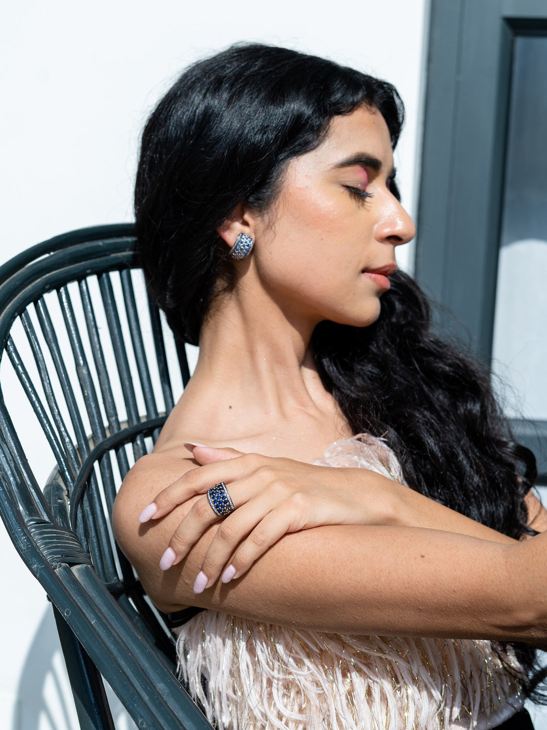 Abalone Adjustable Ring