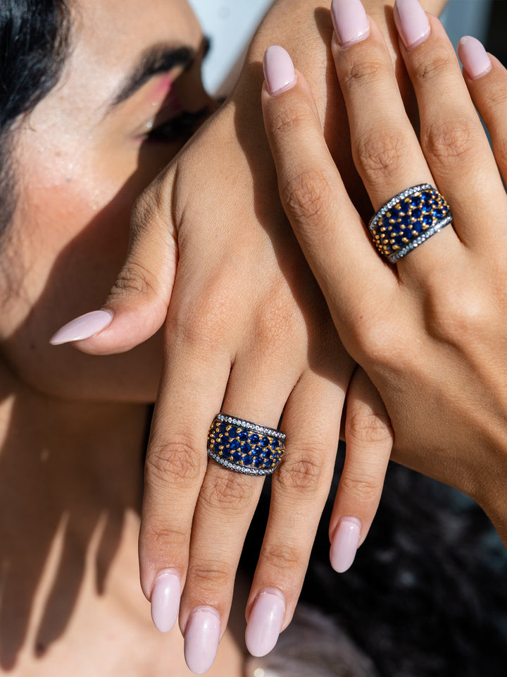 Abalone Adjustable Ring