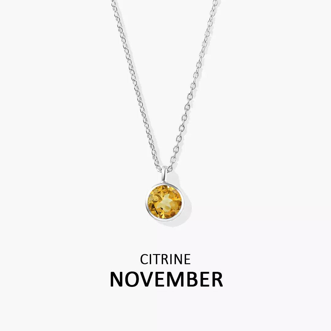 Birthstone Pendant Necklace