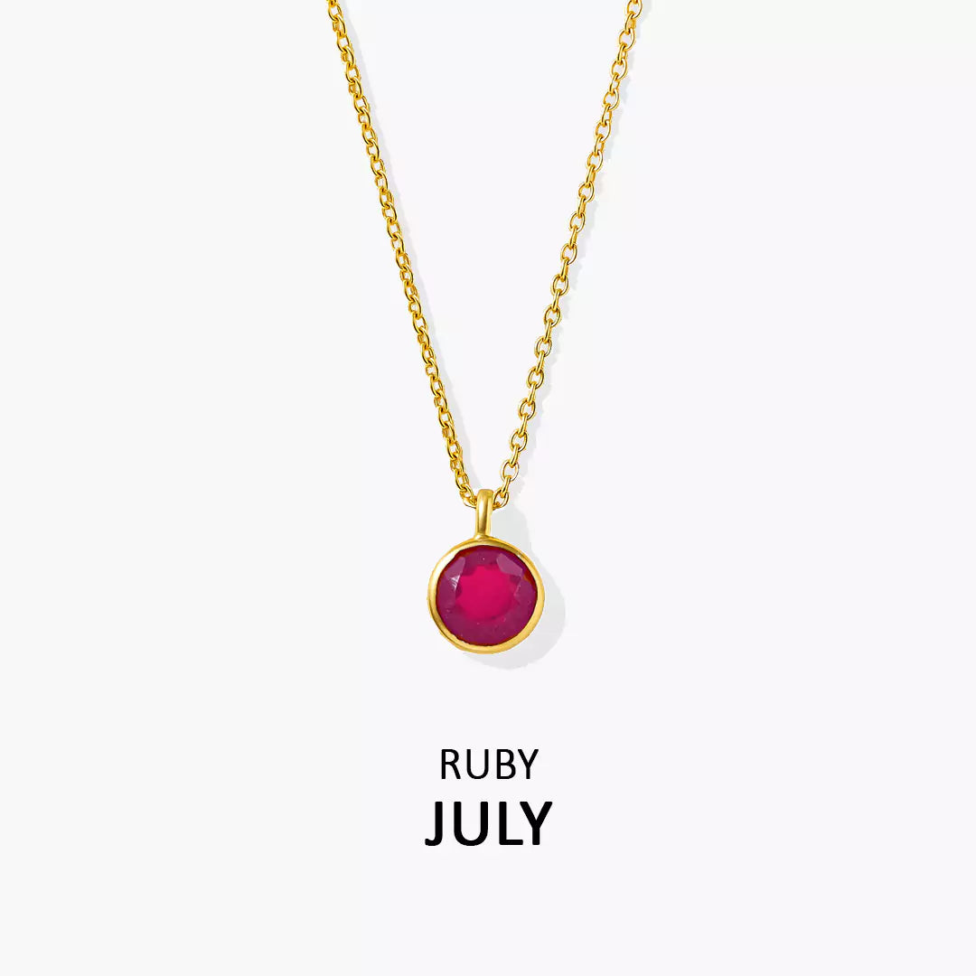 Birthstone Pendant Necklace