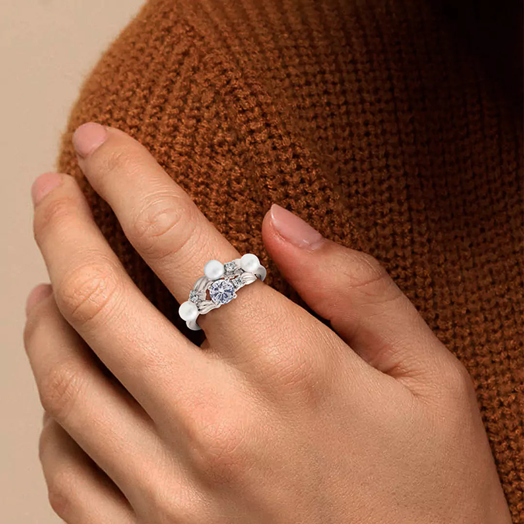 Blooming Pearl Ring