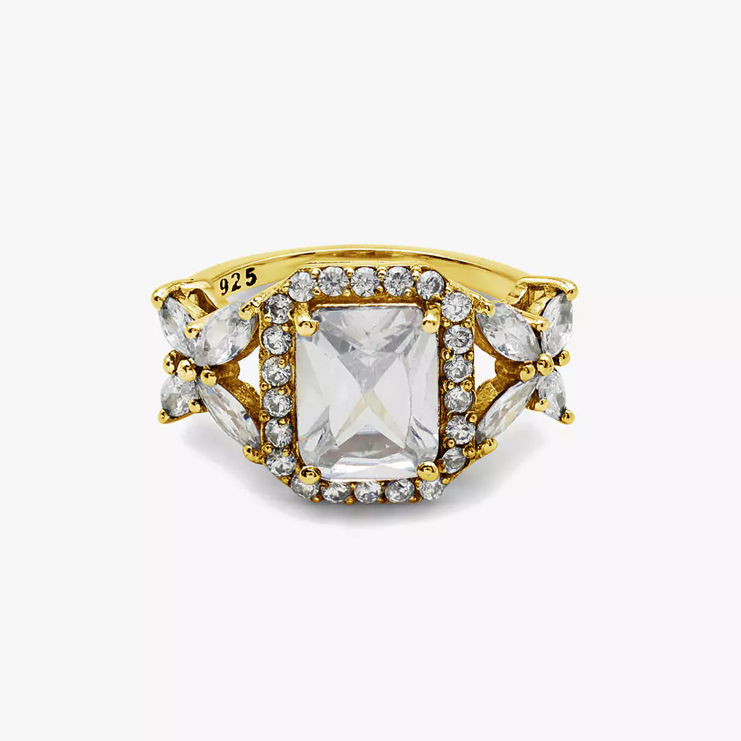 Butterfly Solitaire Ring