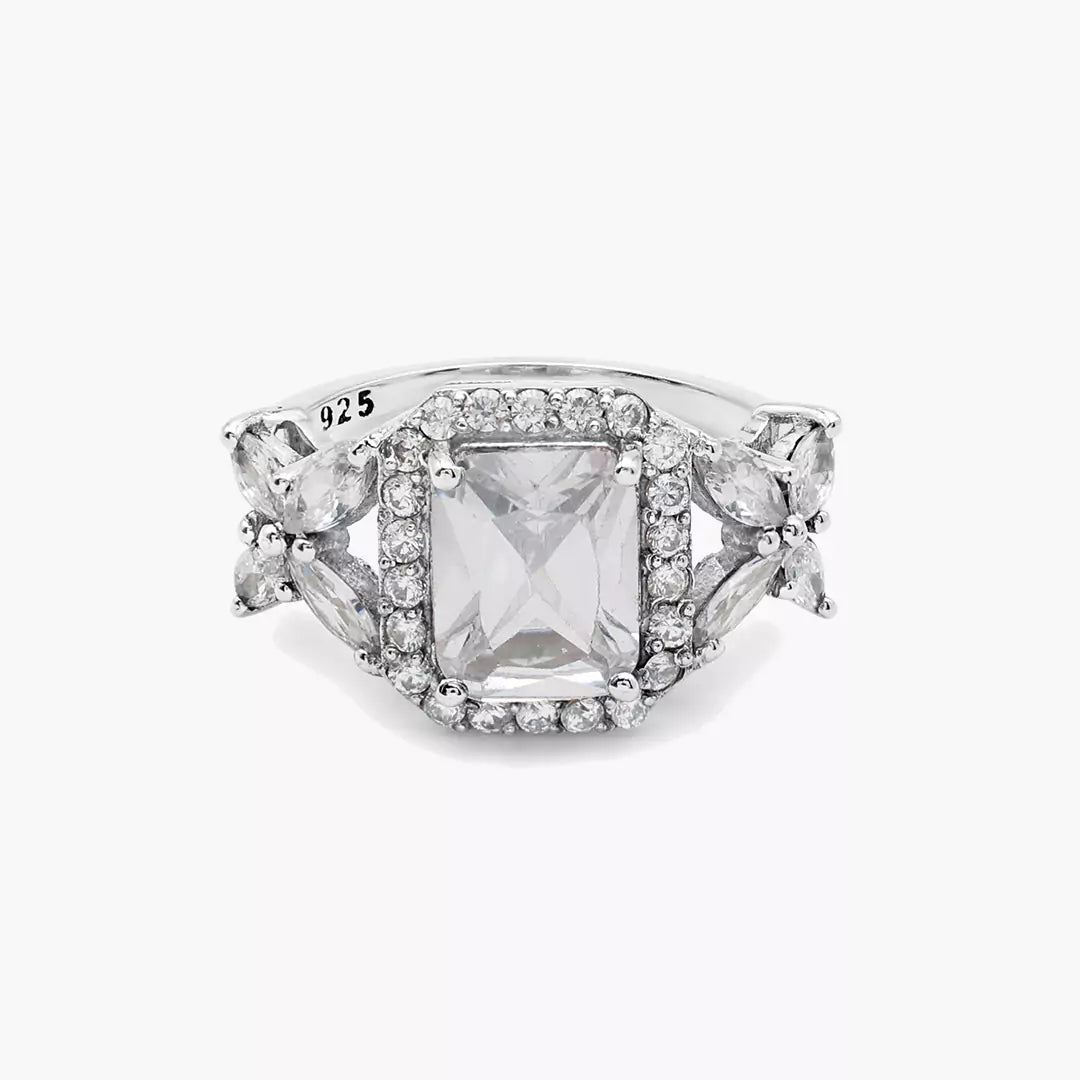 Butterfly Solitaire Ring