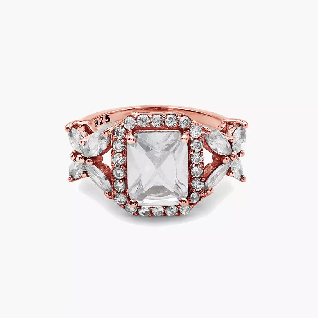 Butterfly Solitaire Ring