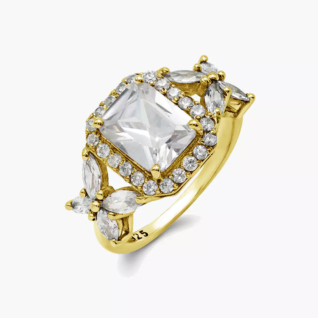 Butterfly Solitaire Ring