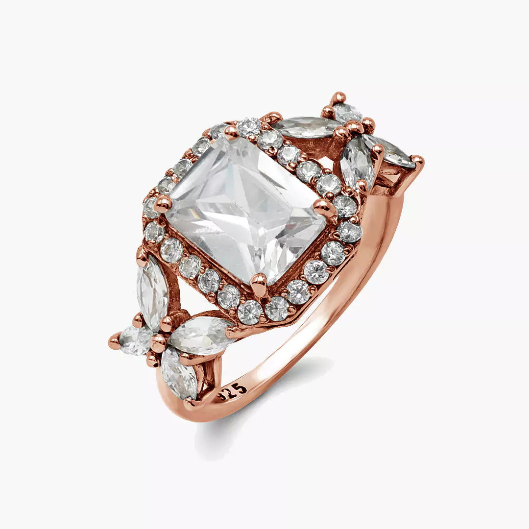 Butterfly Solitaire Ring