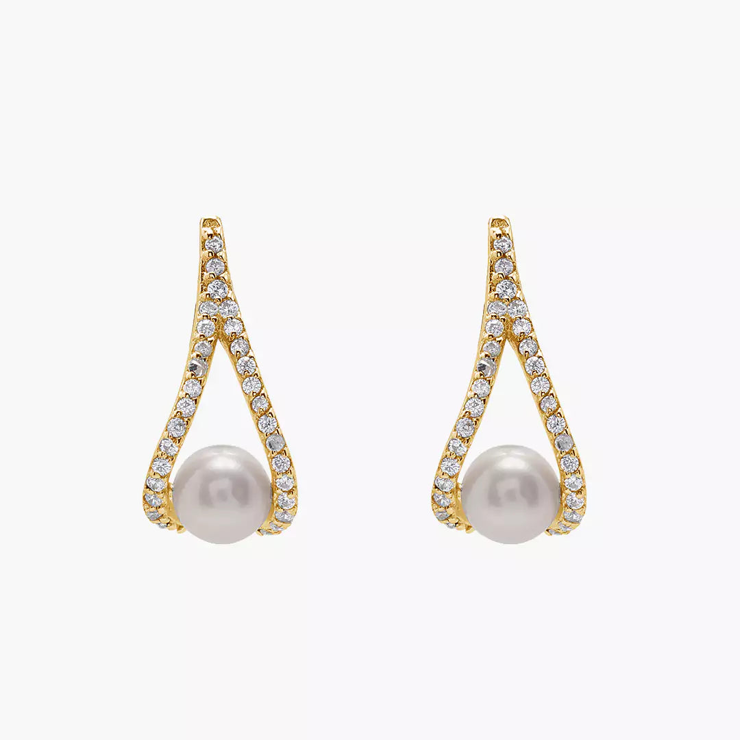 Claw Pearl Earrings