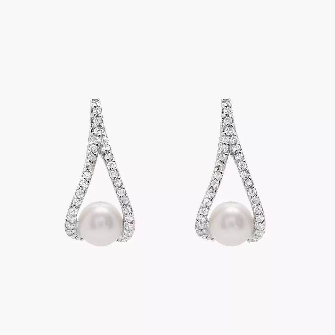 Claw Pearl Earrings