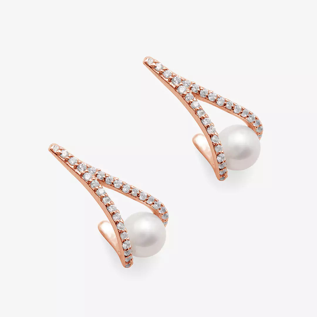 Claw Pearl Earrings