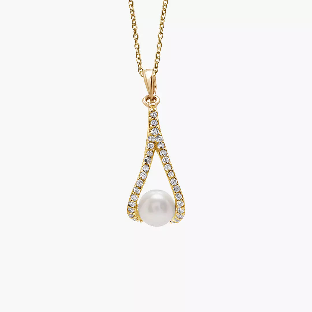 Claw Pearl Necklace