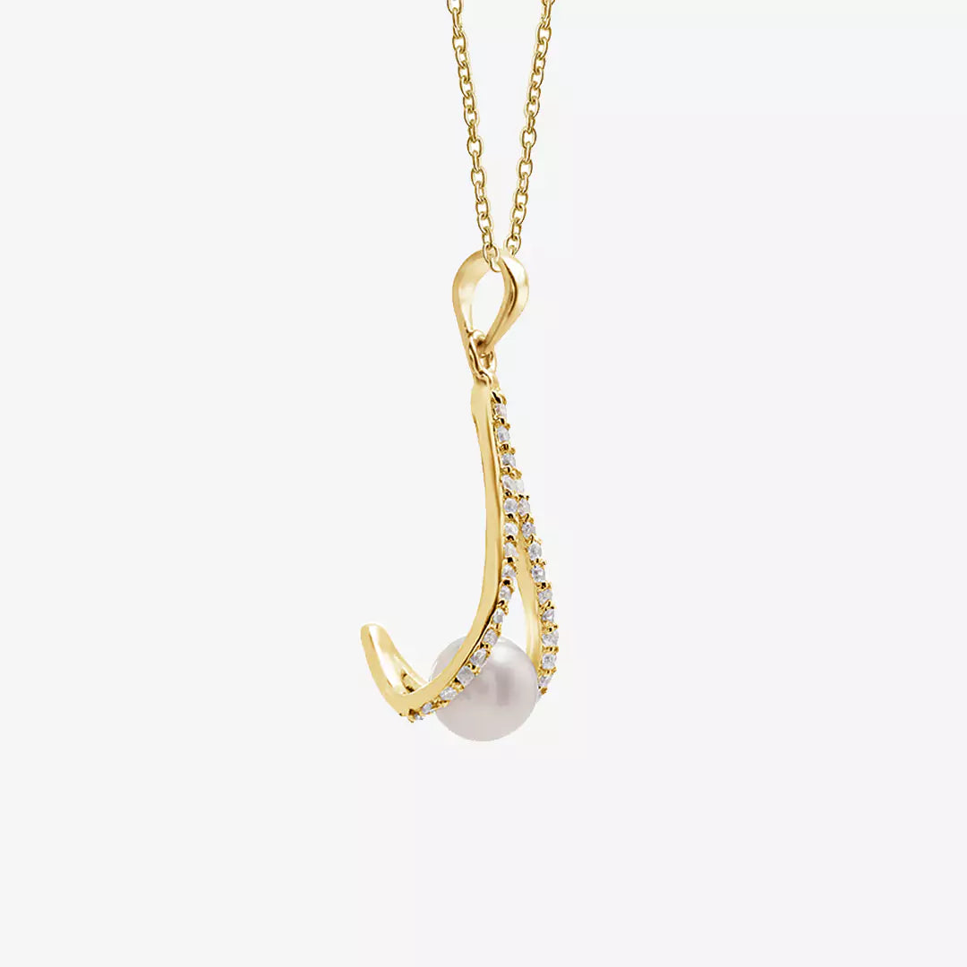 Claw Pearl Necklace