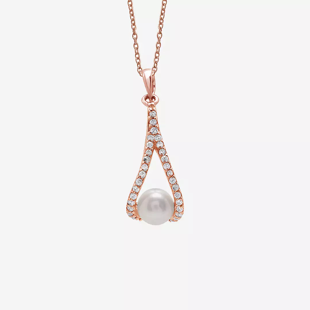 Claw Pearl Necklace