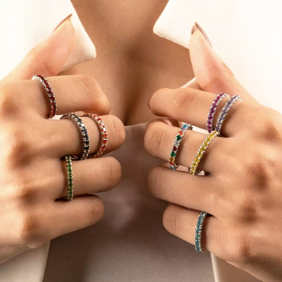 Diamond Eternity Ring-Colourpop