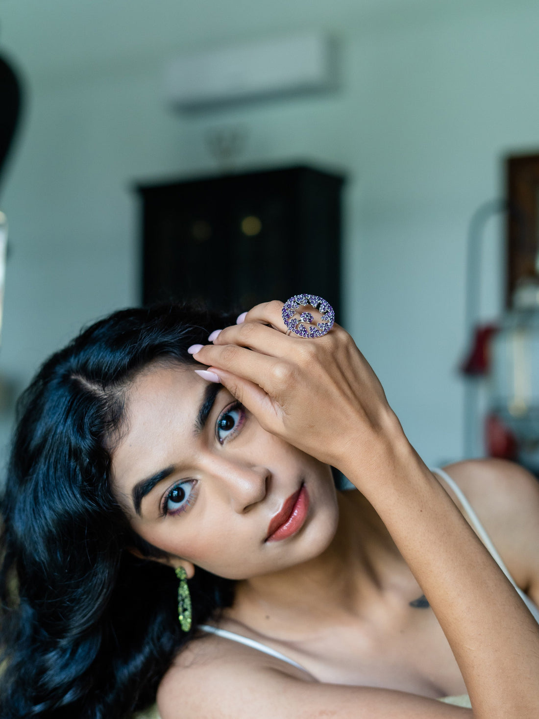 Corolla Two-Finger Ring