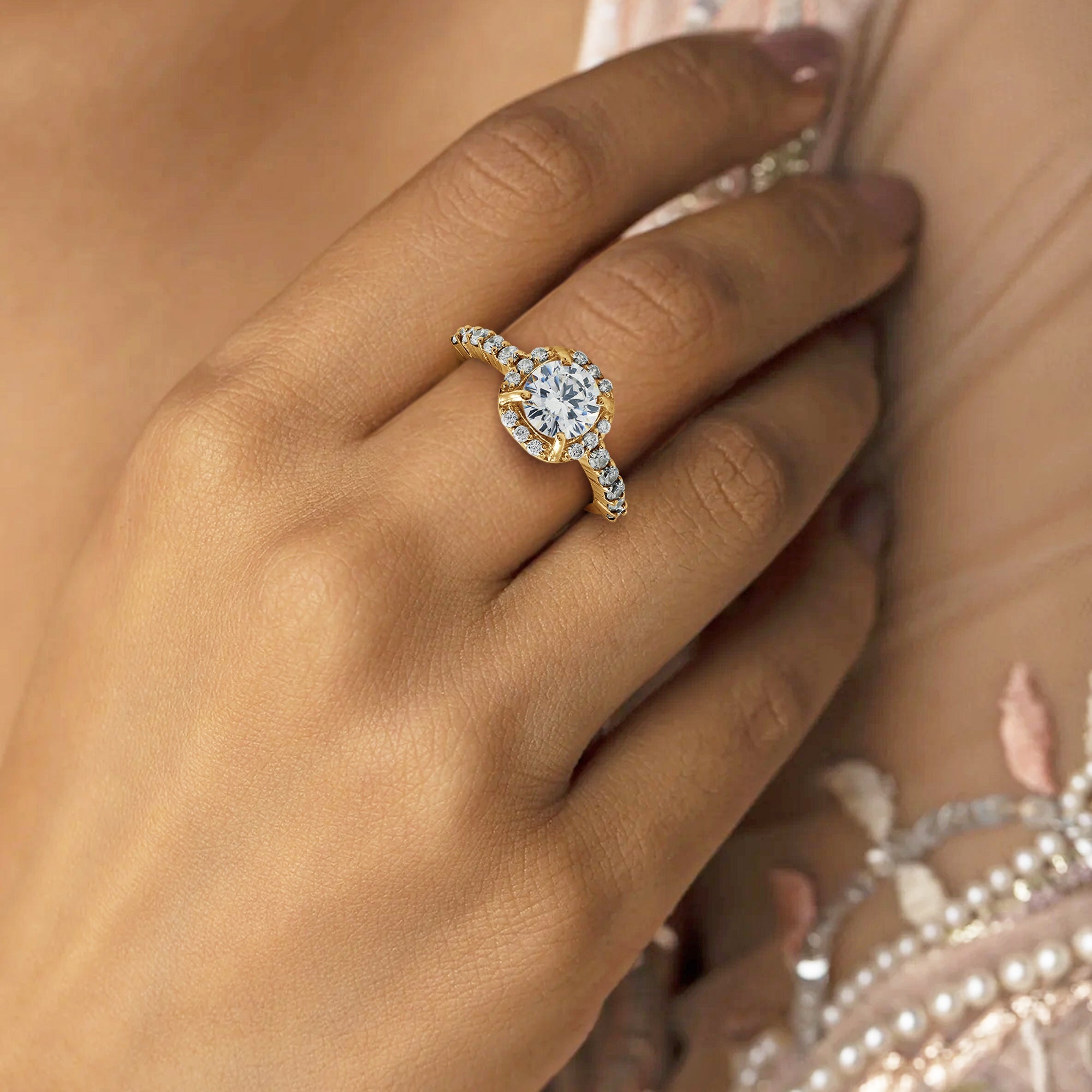 Cushion Engagement Ring