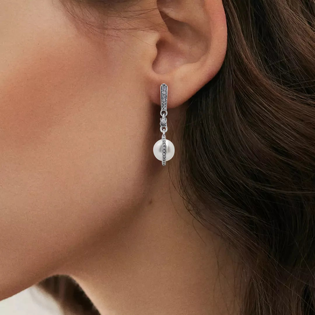 Diamond Pearl Danglers