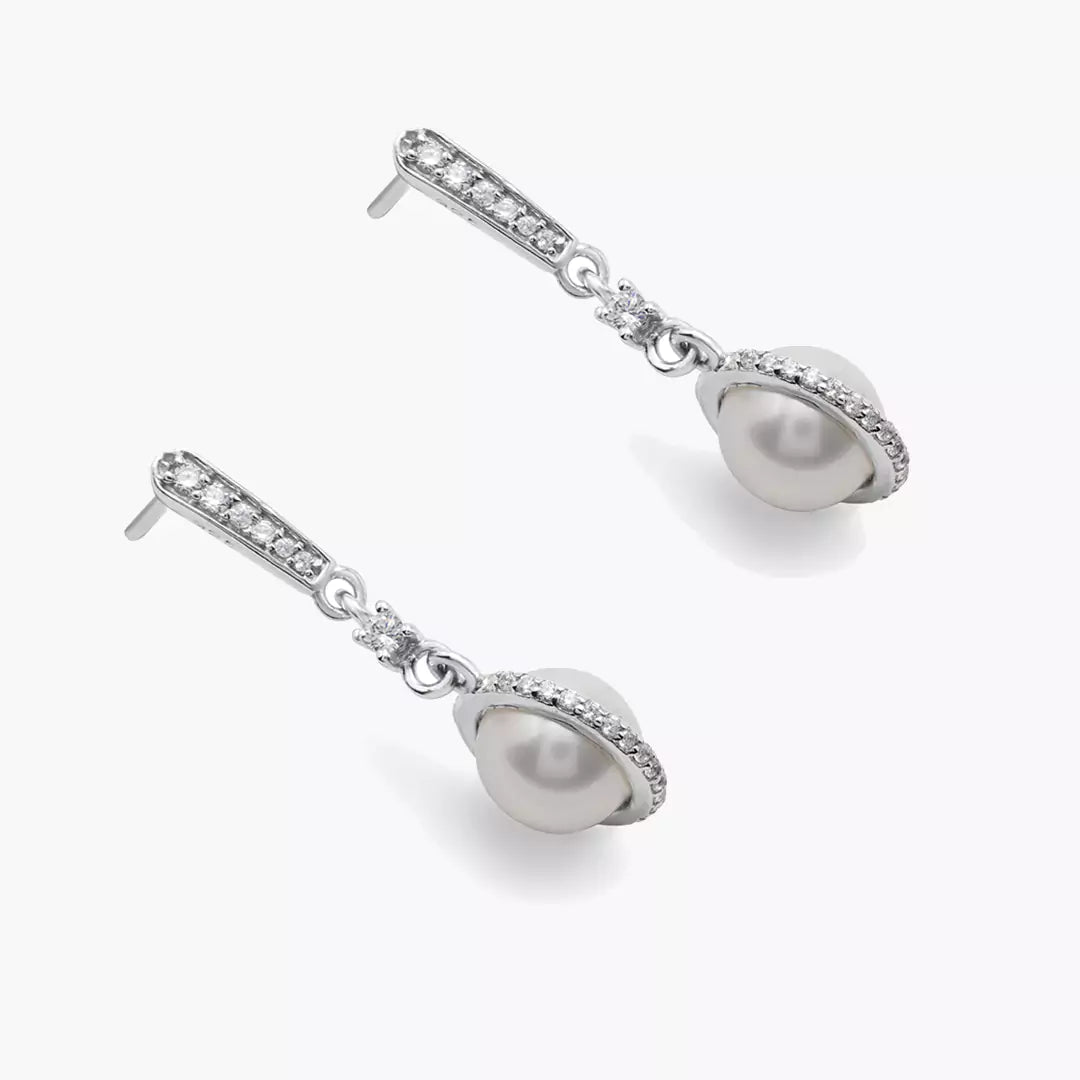 Diamond Pearl Danglers