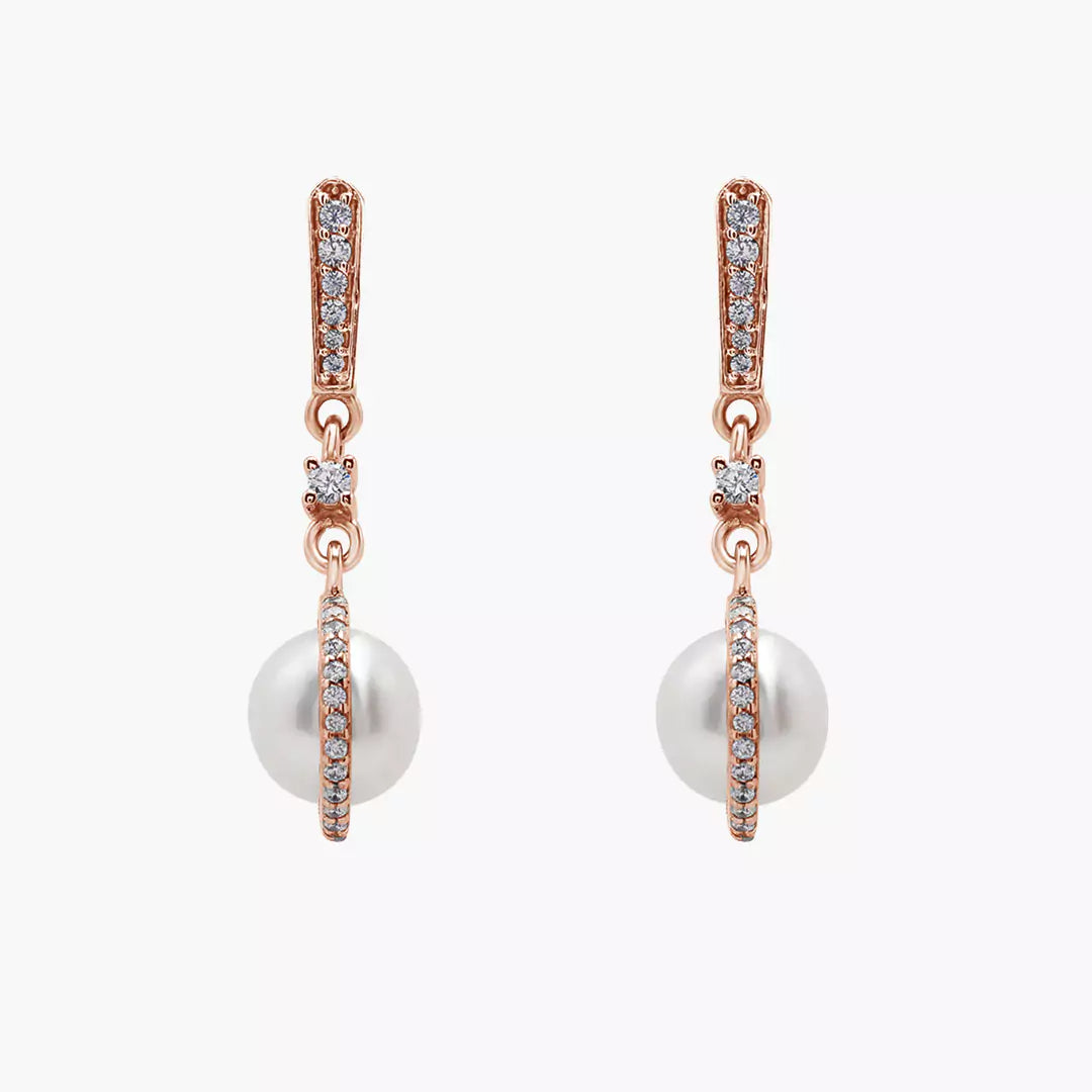 Diamond Pearl Danglers