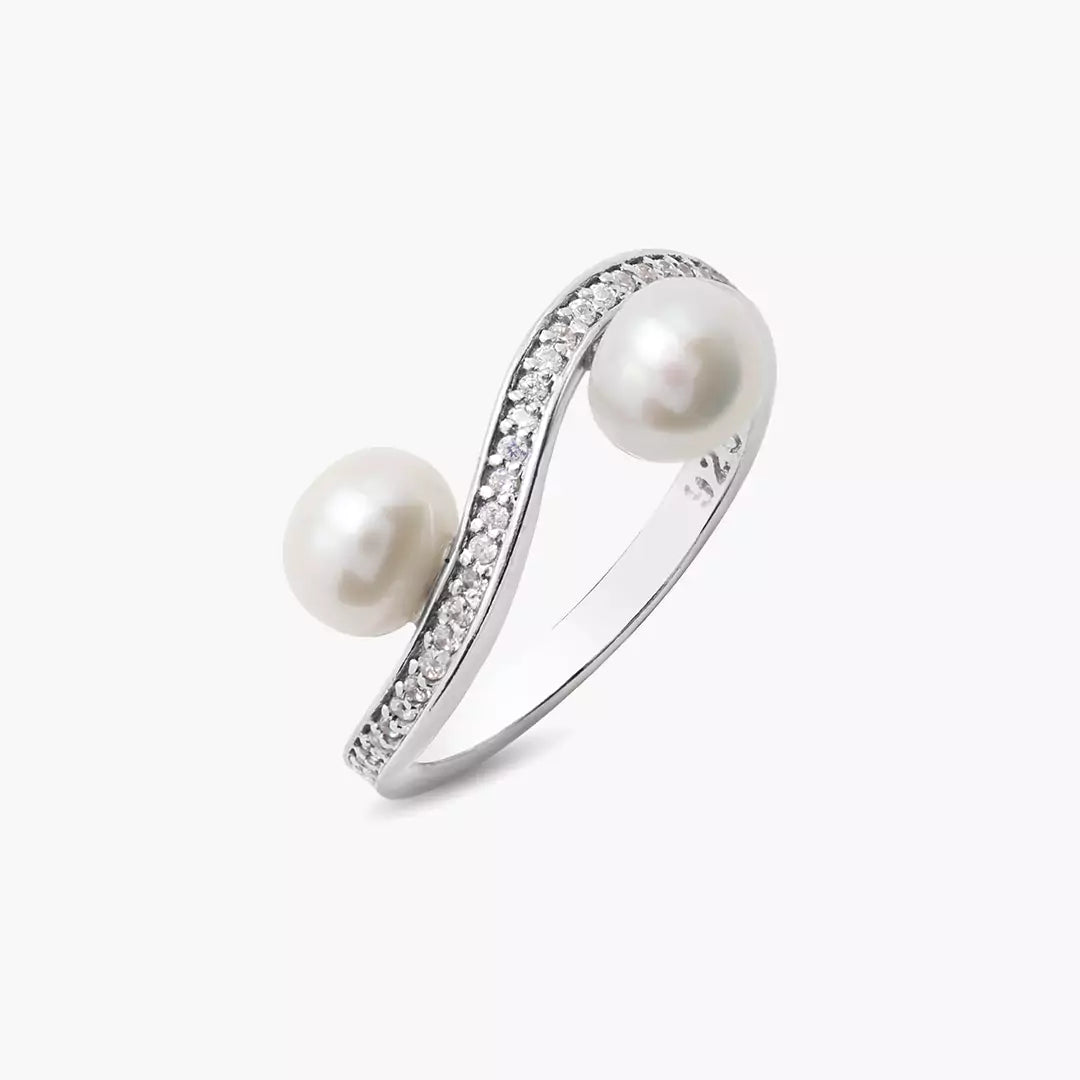Yin-Yang Pearl Ring