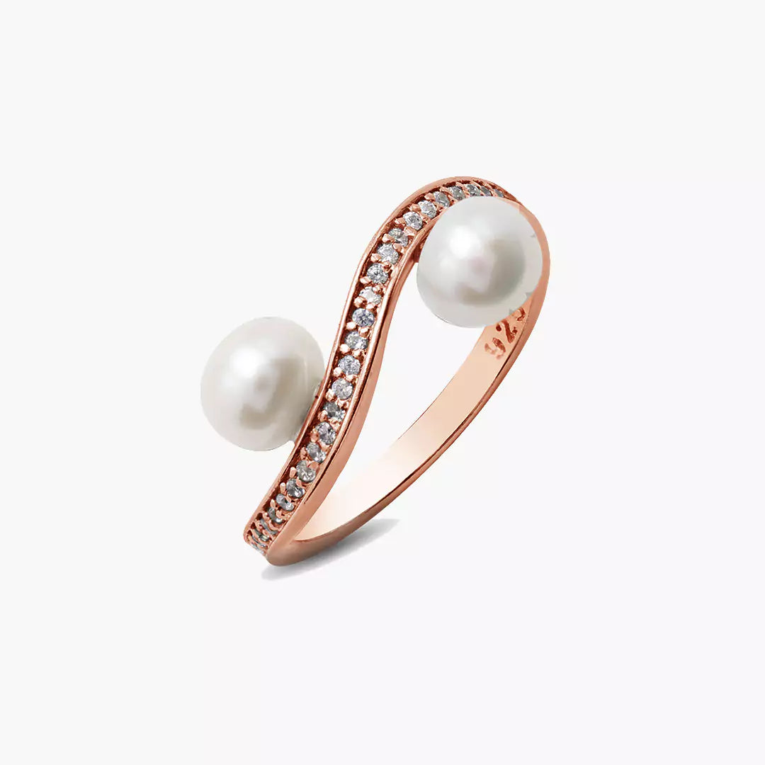 Yin-Yang Pearl Ring