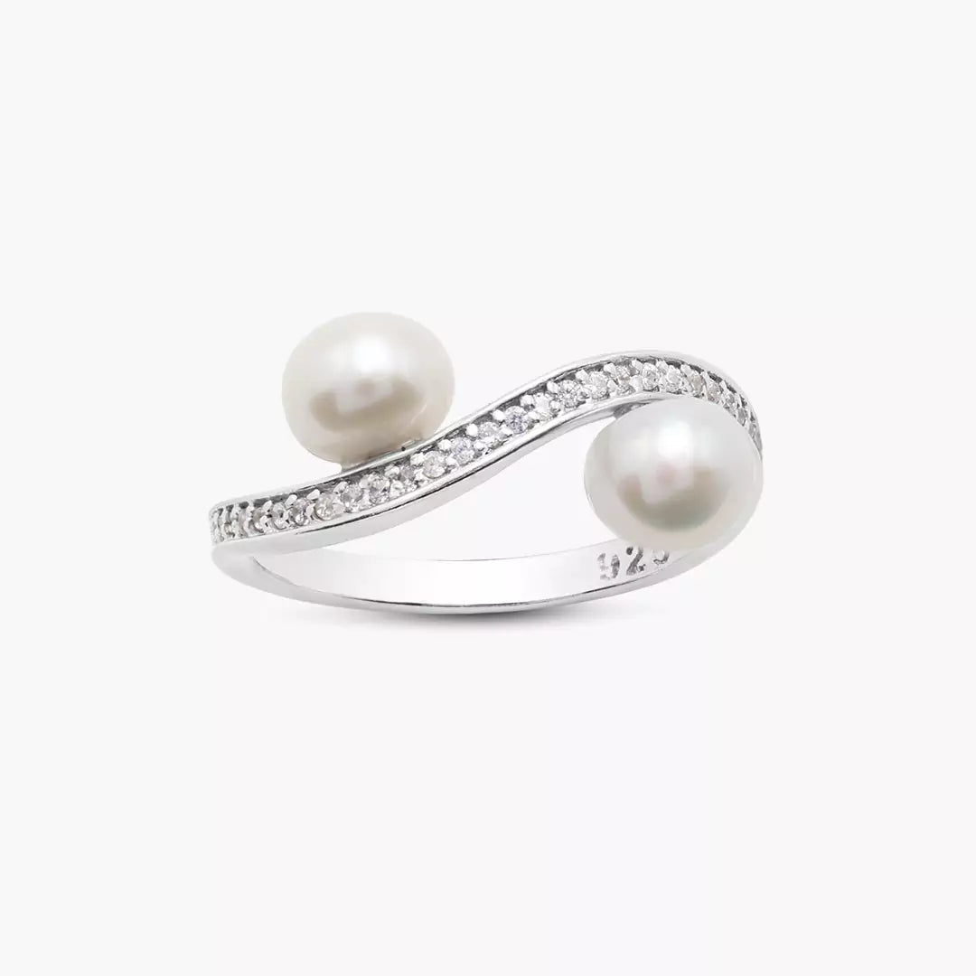 Yin-Yang Pearl Ring