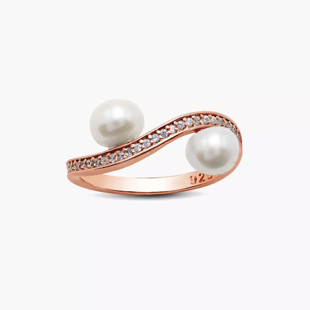 Yin-Yang Pearl Ring