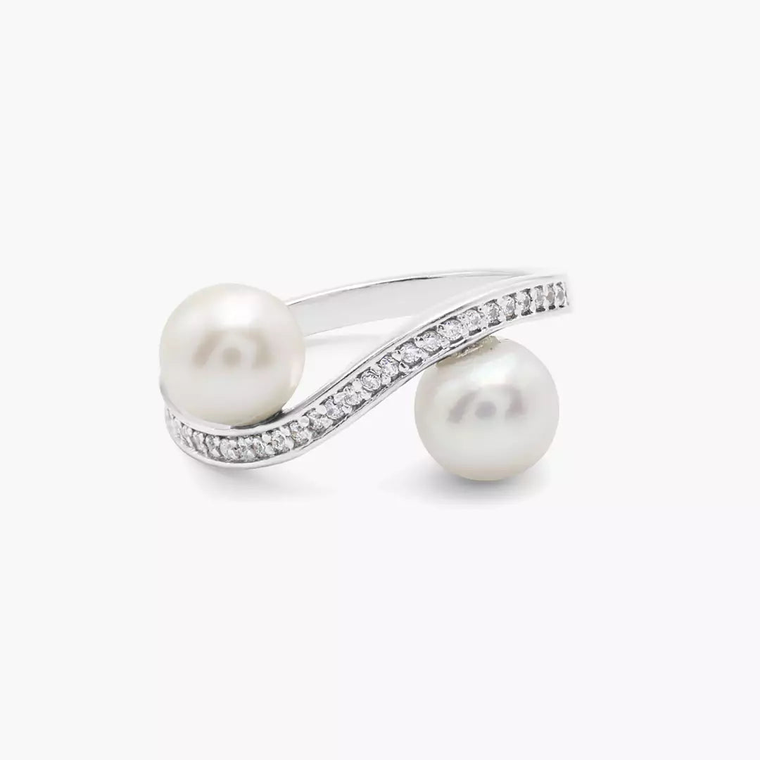 Yin-Yang Pearl Ring