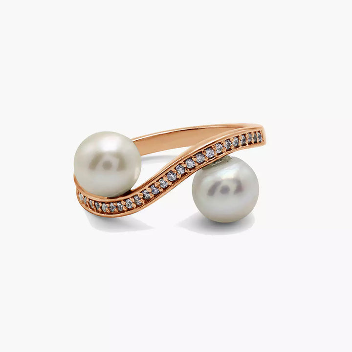 Yin-Yang Pearl Ring