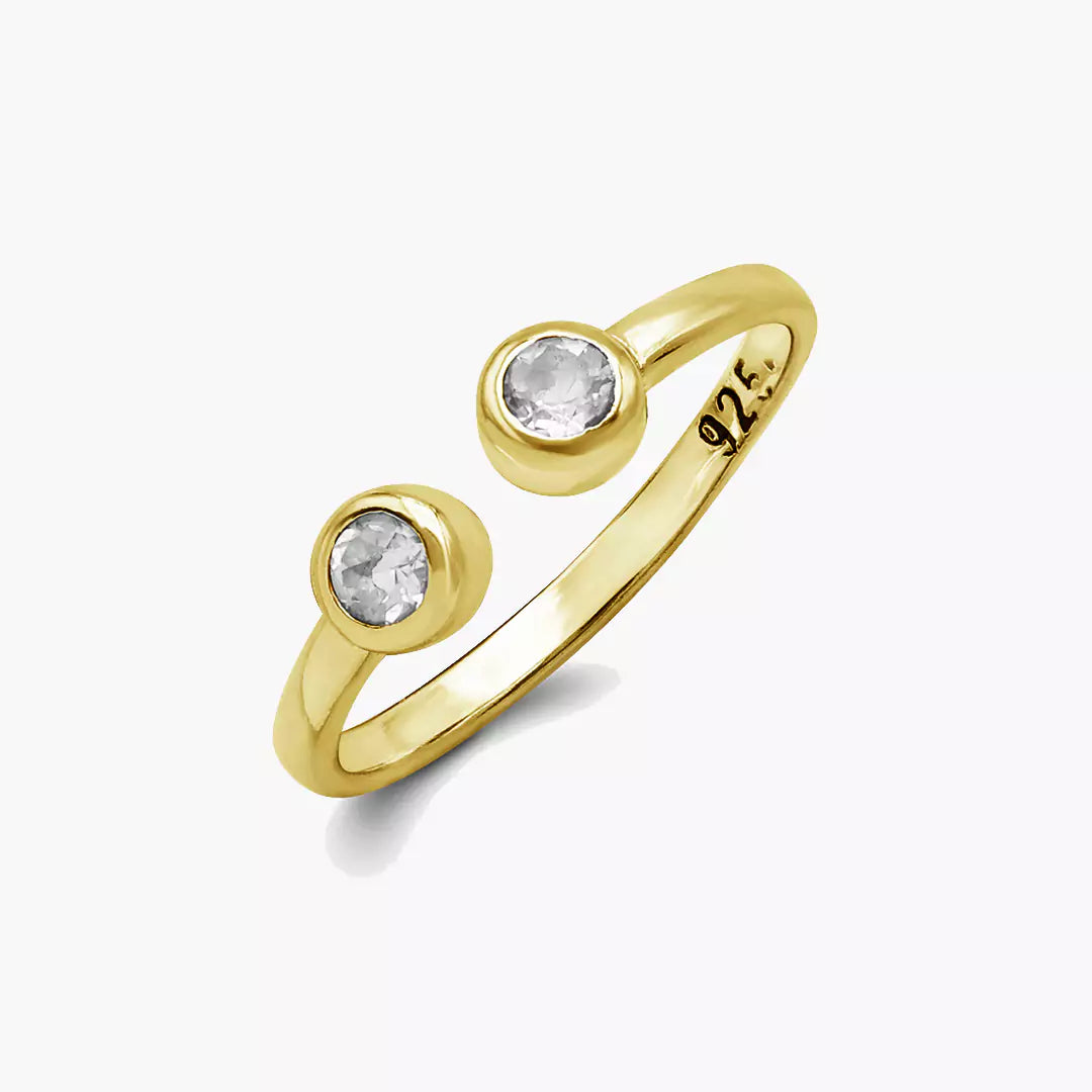 Dual Stone Ring