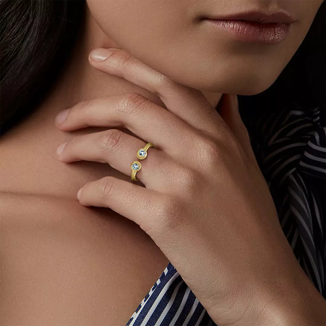 Dual Stone Ring