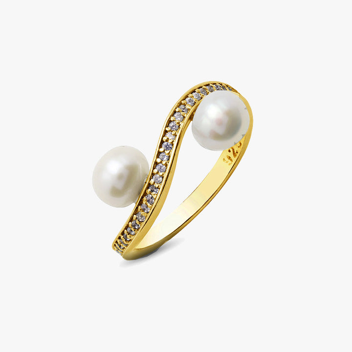 Yin-Yang Pearl Ring