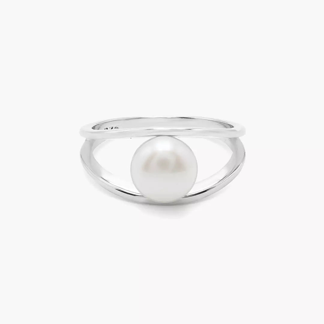 Encased Pearl Ring