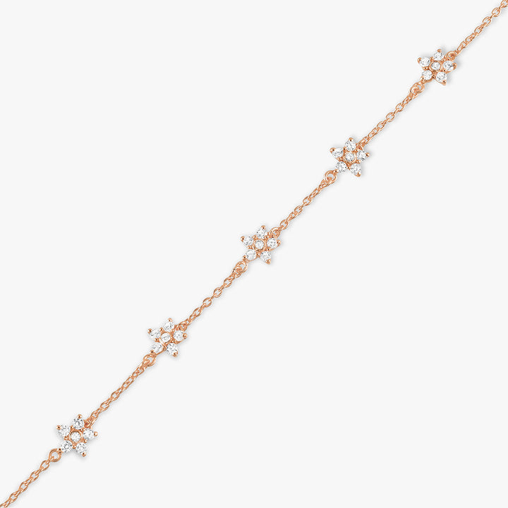 Floral Tennis Bracelet