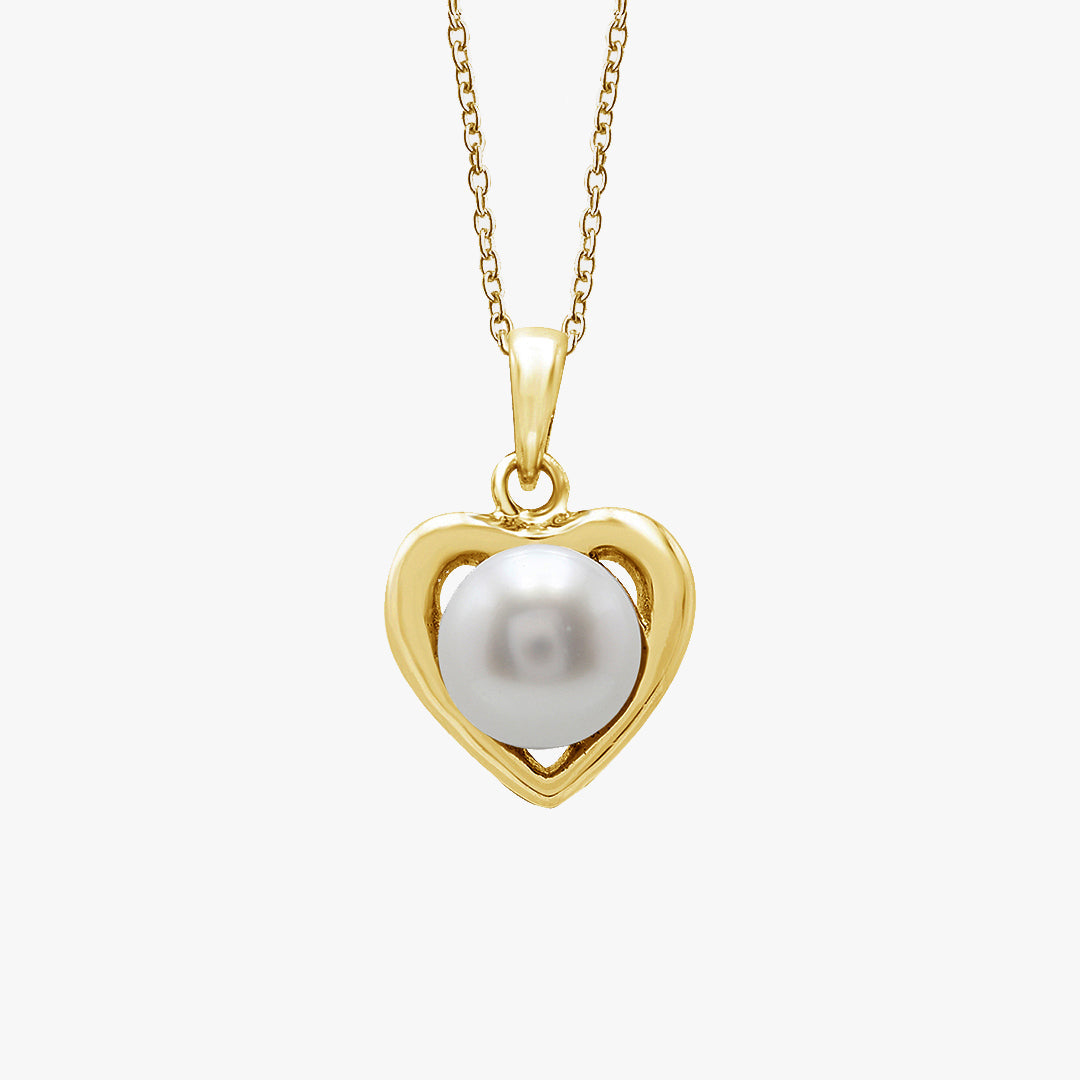 Hearty Pearl Necklace