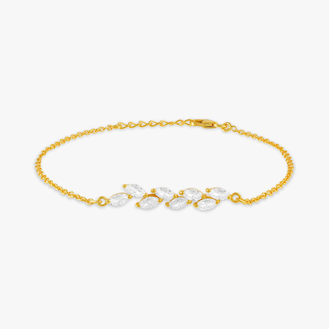 Leafy Marquise Bracelet