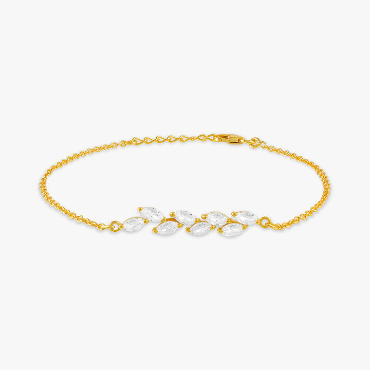 Leafy Marquise Bracelet
