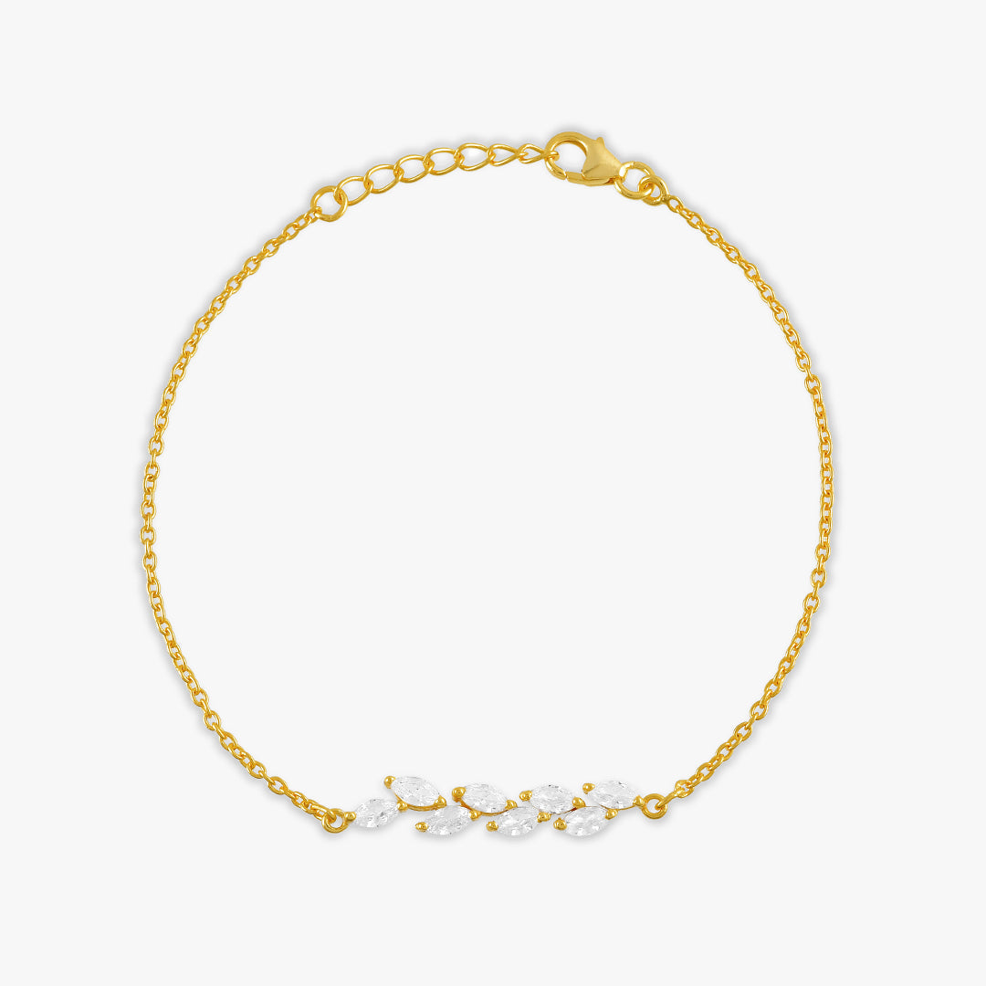 Leafy Marquise Bracelet