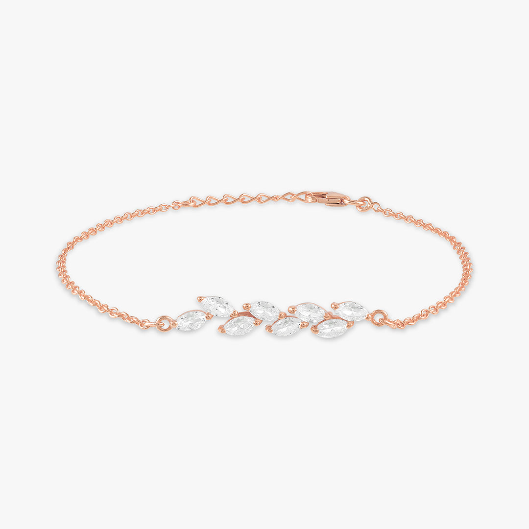 Leafy Marquise Bracelet