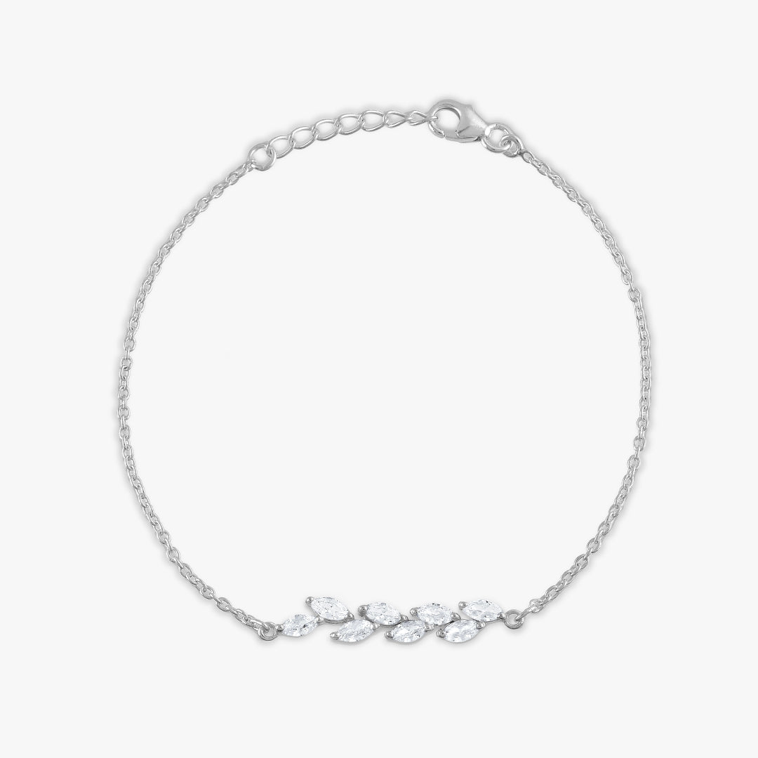 Leafy Marquise Bracelet