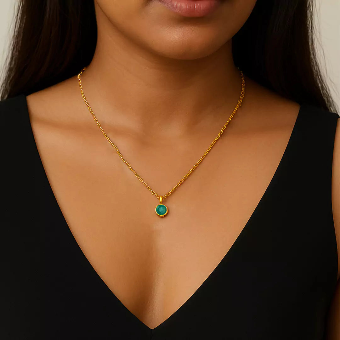 Birthstone Pendant Necklace