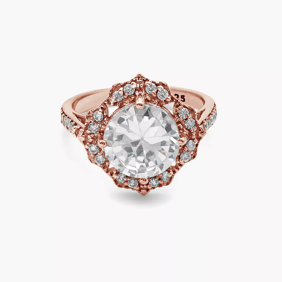 Paisley Solitaire Ring