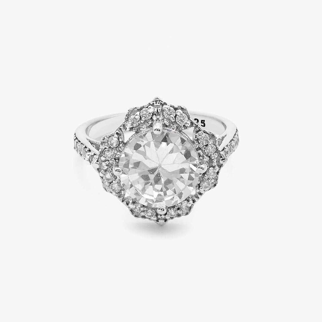 Paisley Solitaire Ring