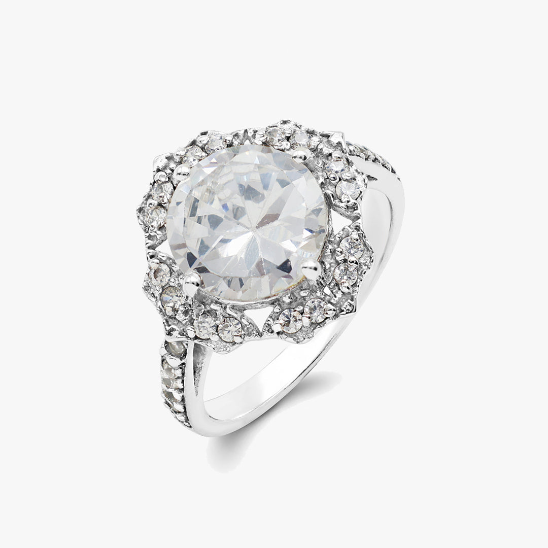 Paisley Solitaire Ring