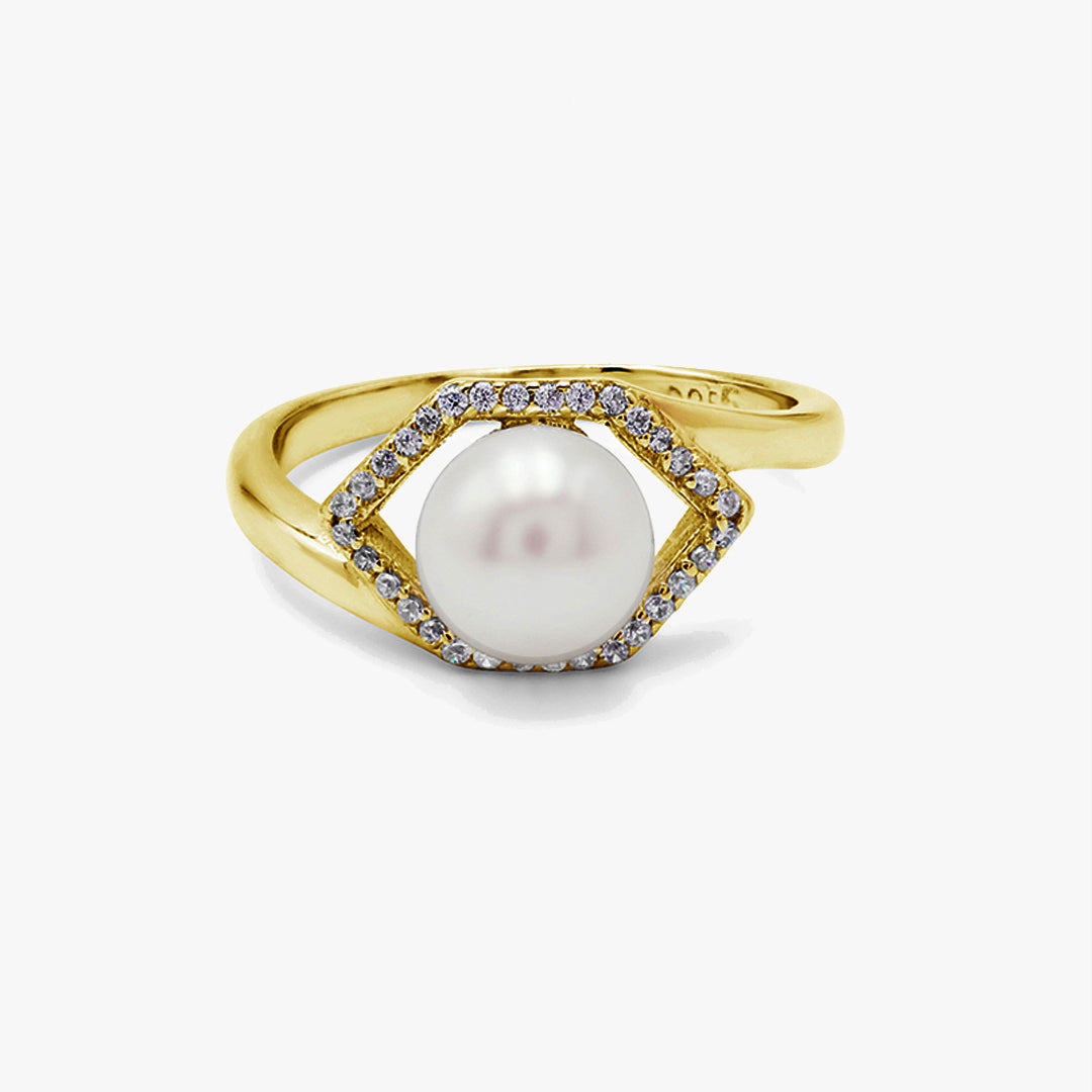 Hexa Pearl Ring