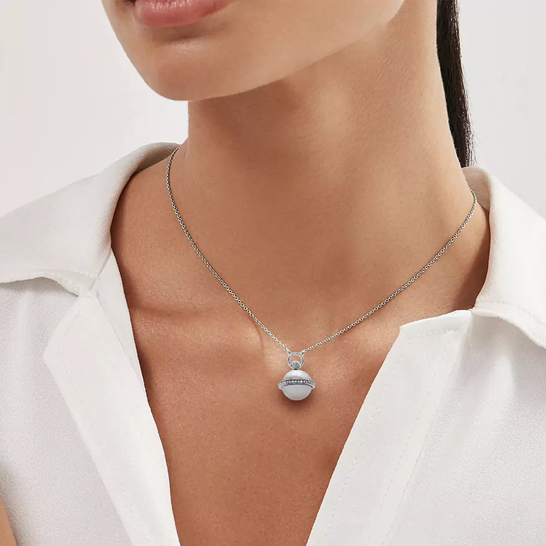 Planet Pearl Necklace