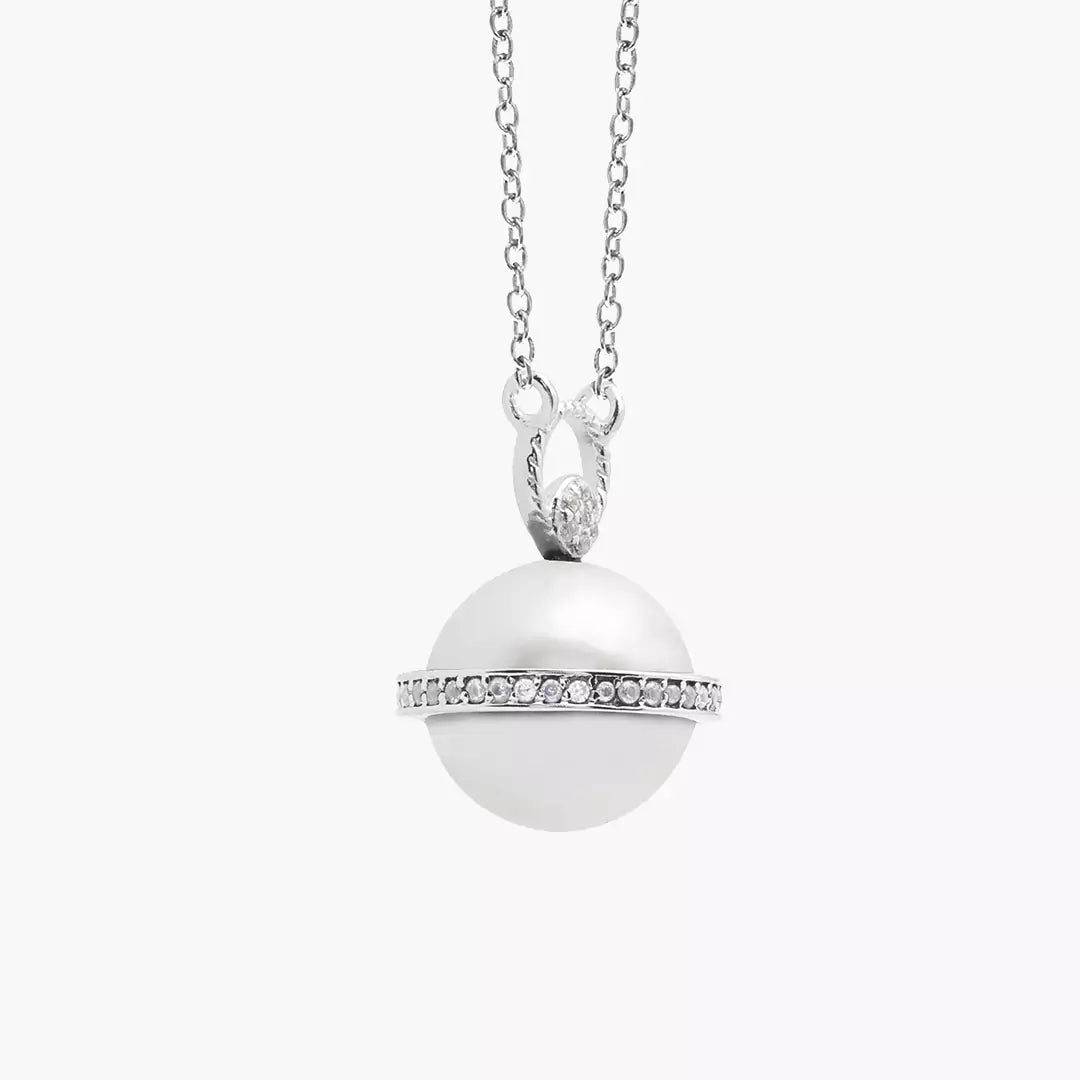Planet Pearl Necklace