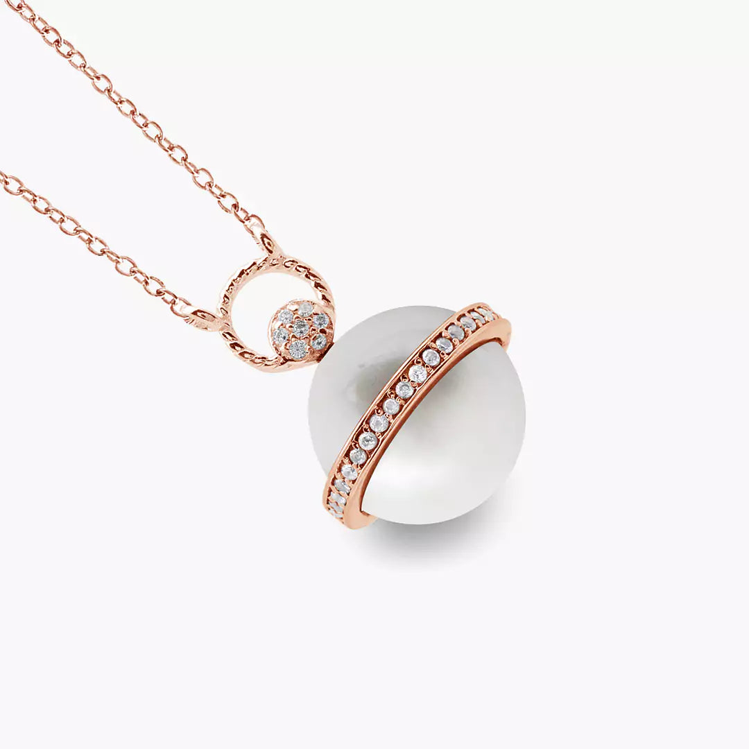 Planet Pearl Necklace
