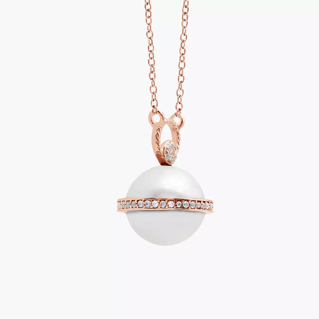 Planet Pearl Necklace
